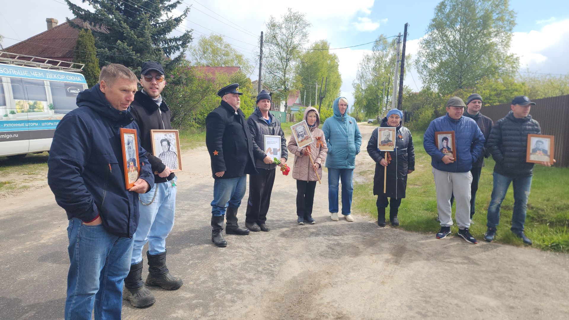 шатура, бессмертный полк, день победы, вов, шествие бессмертный полк, Дуреевская,