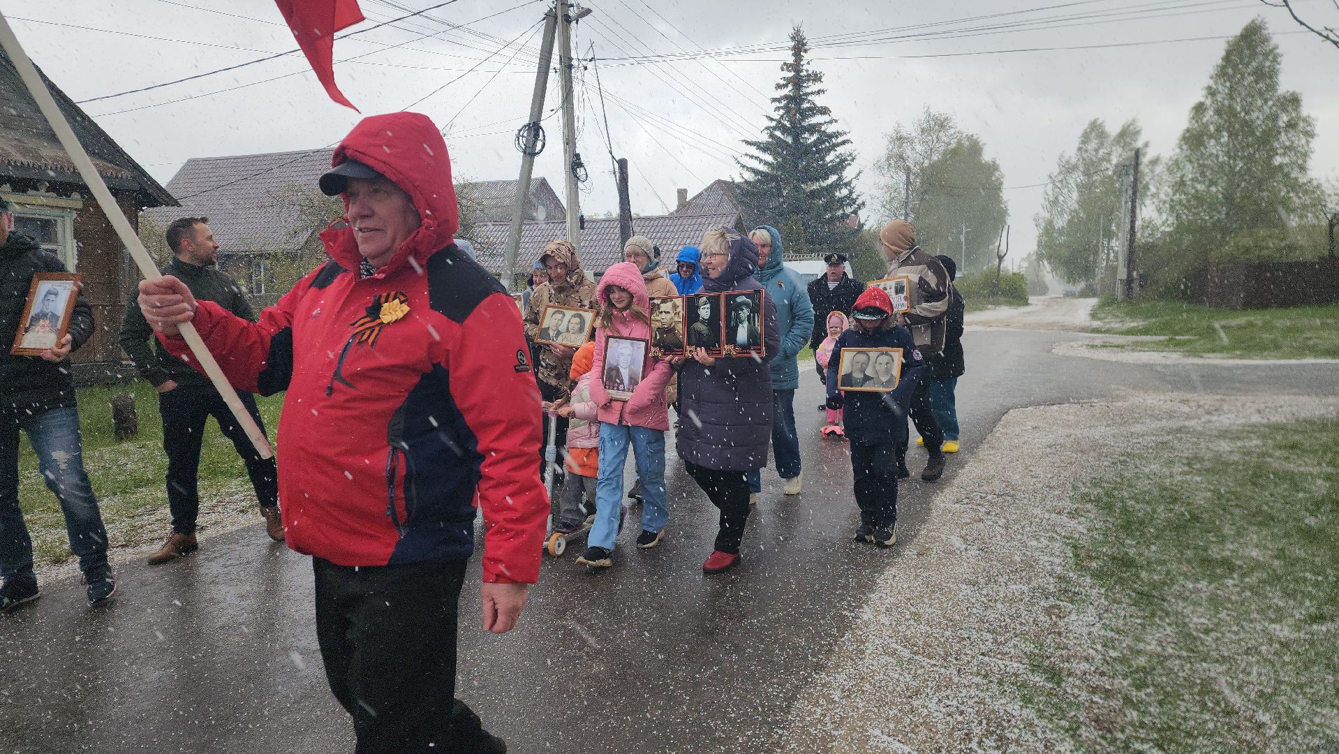 шатура, бессмертный полк, день победы, вов, шествие бессмертный полк, Дуреевская,