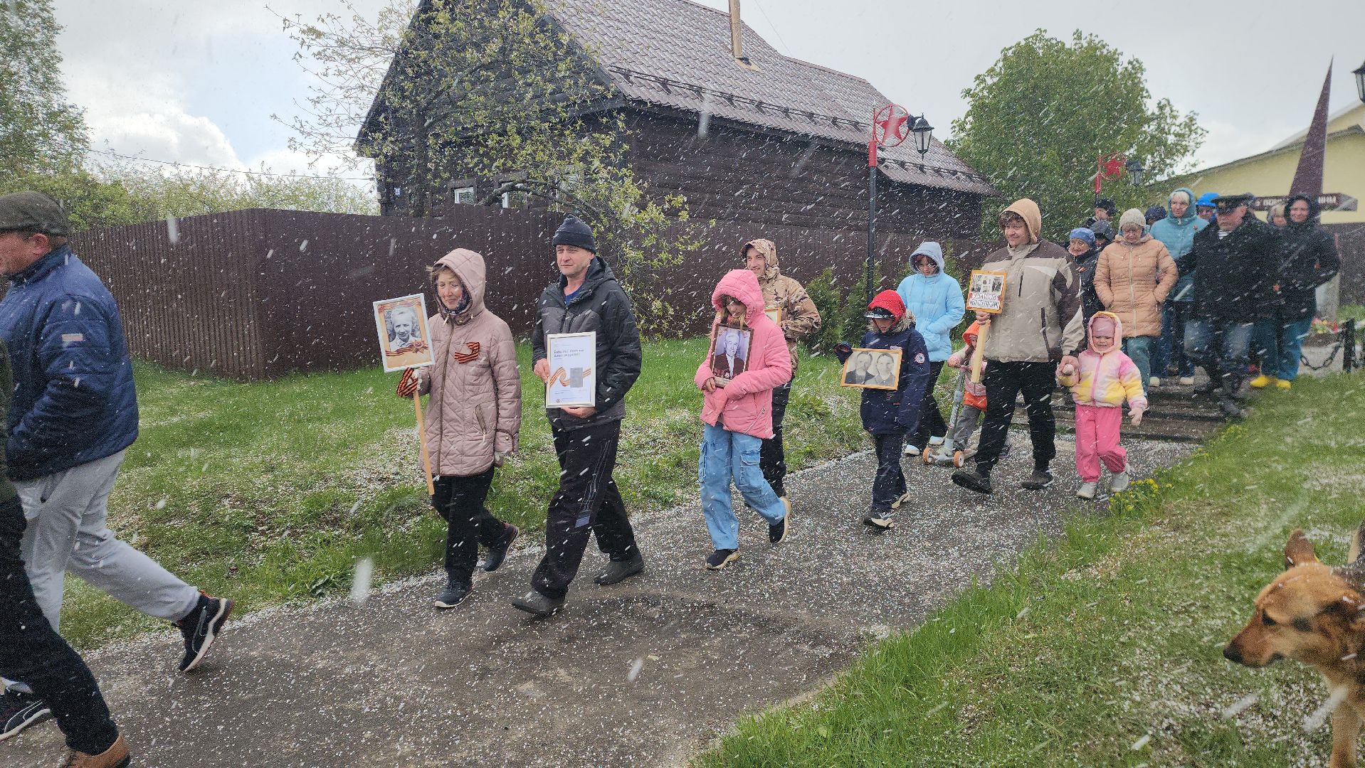 шатура, бессмертный полк, день победы, вов, шествие бессмертный полк, Дуреевская,