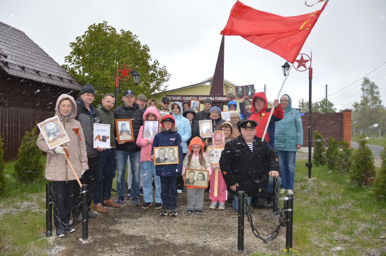 шатура, бессмертный полк, день победы, вов, шествие бессмертный полк, Дуреевская,