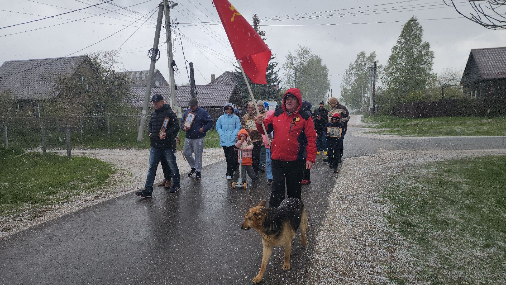 шатура, бессмертный полк, день победы, вов, шествие бессмертный полк, Дуреевская,