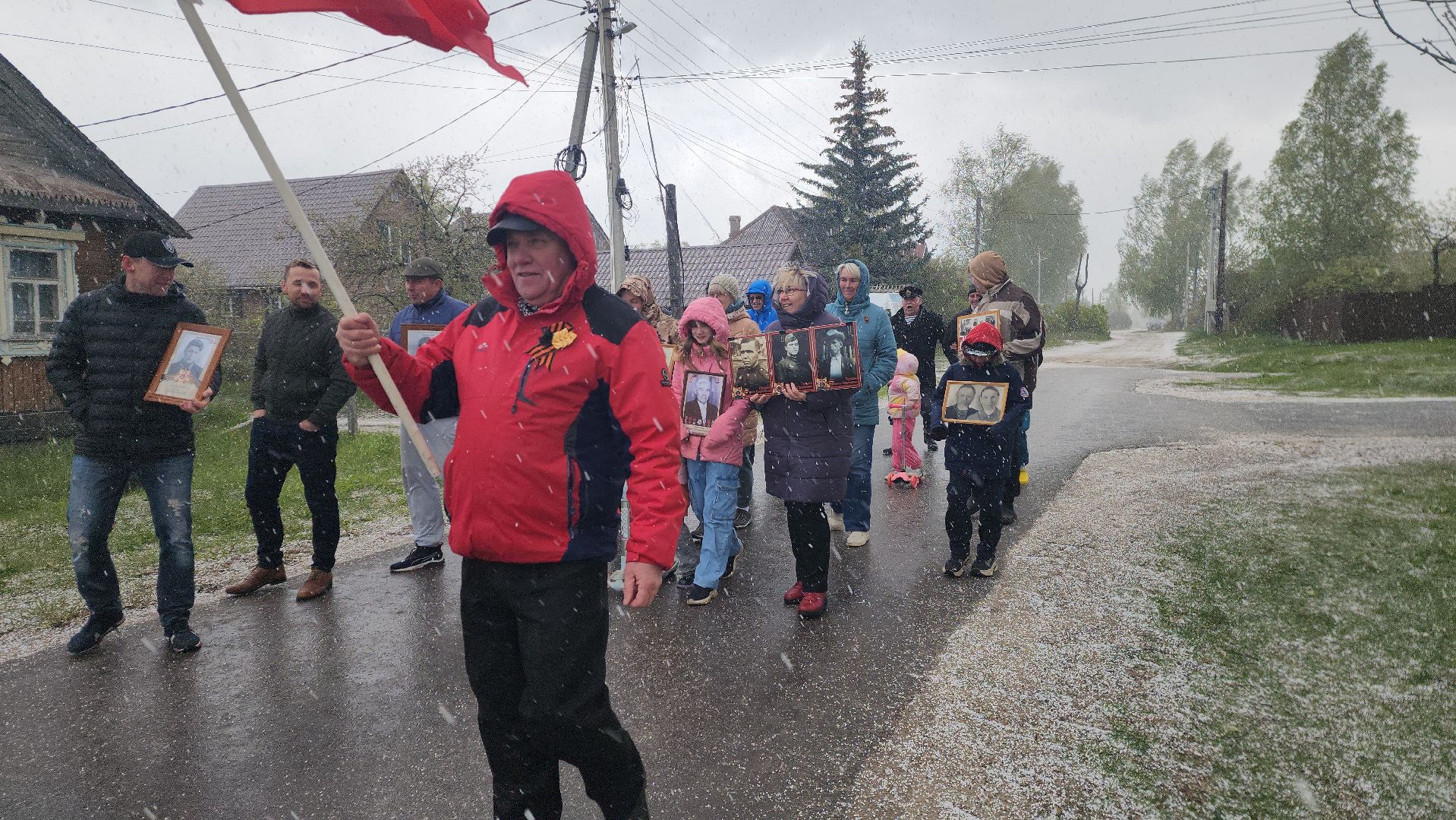 шатура, бессмертный полк, день победы, вов, шествие бессмертный полк, Дуреевская,
