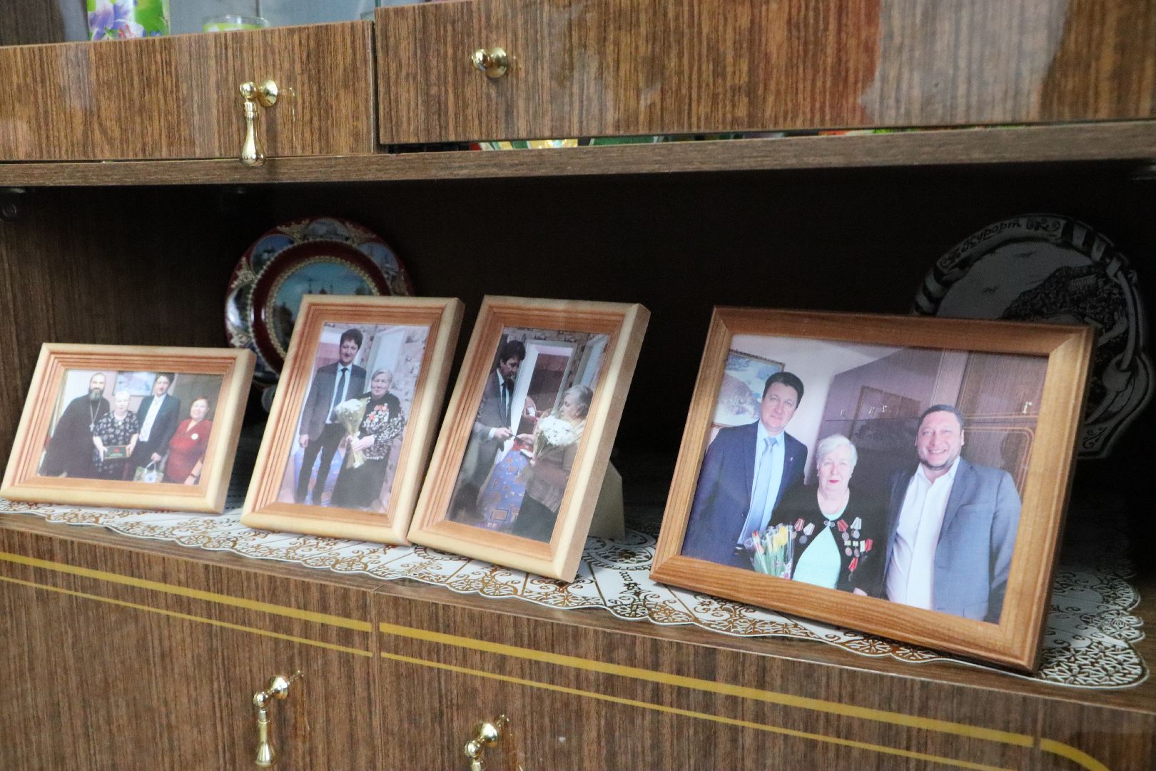 Серебряные Пруды, поселок Дмитриевский, День победы, поздравлеение ветерана, 9 мая, житель блокадного Ленинграда,