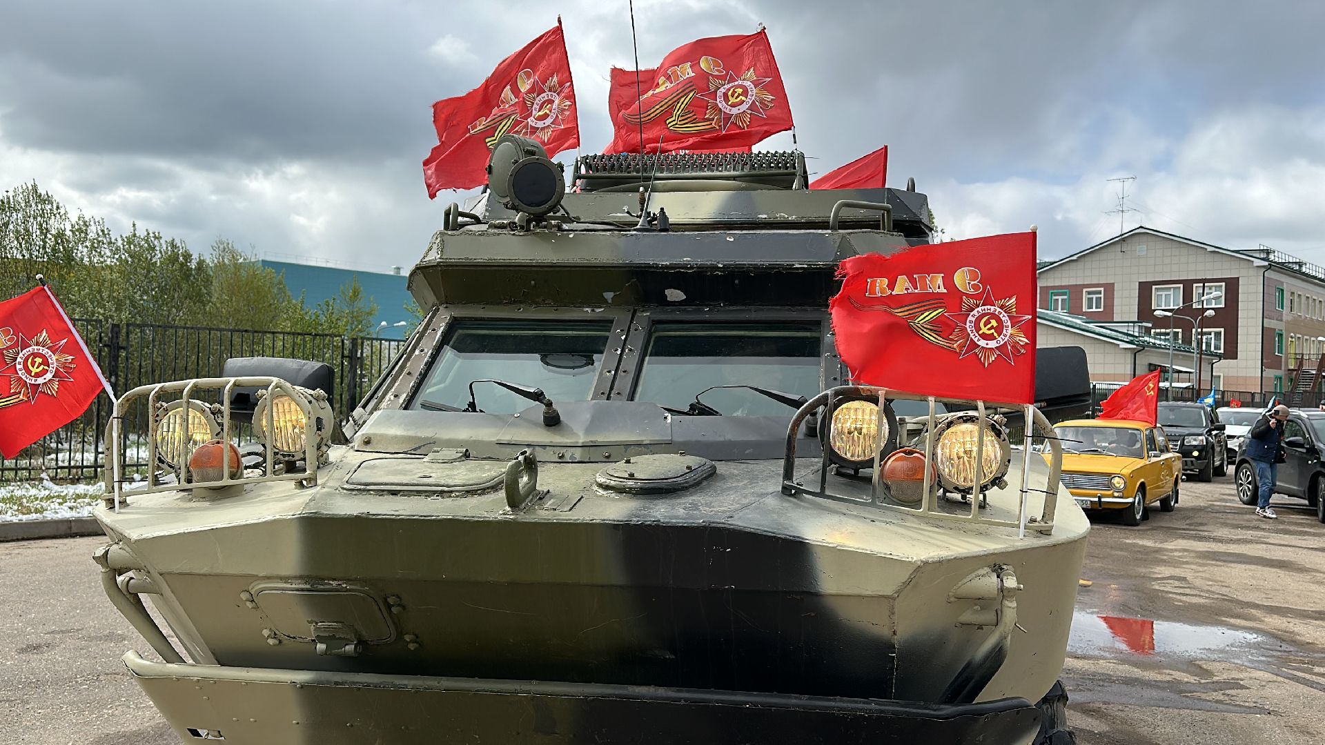 Клин, 9 мая, День Победы, общество, автопробег,