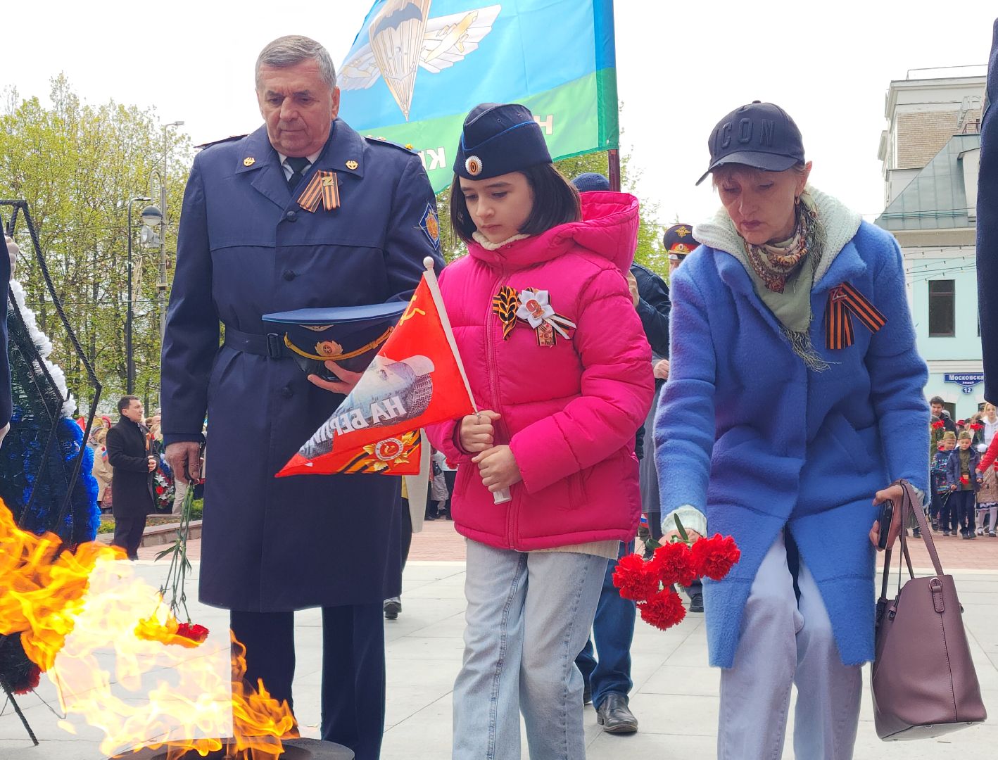 Звенигород, День победы, митинг,