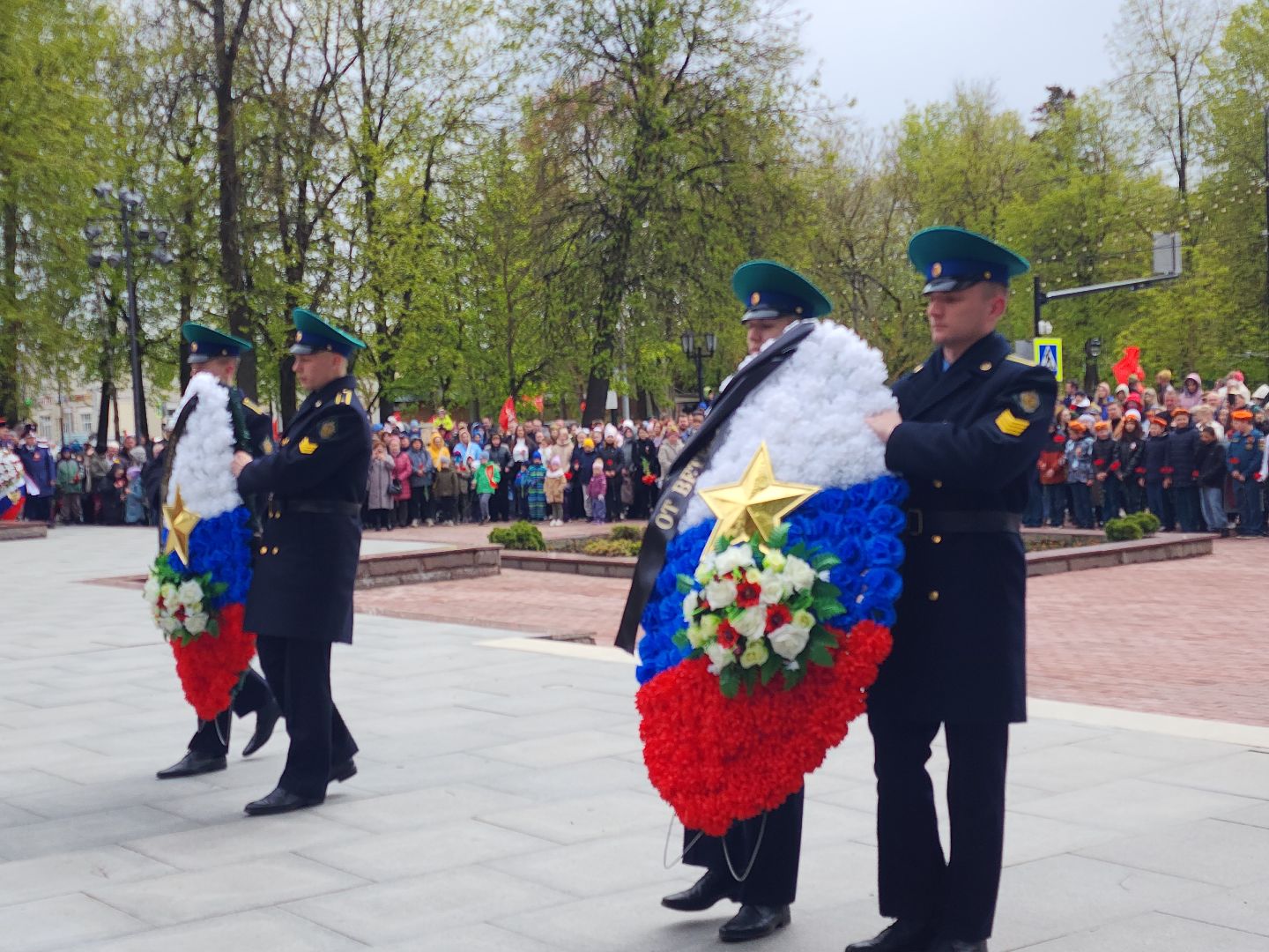 Звенигород, День победы, митинг,