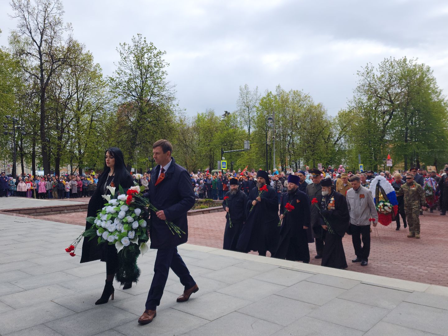 Звенигород, День победы, митинг,