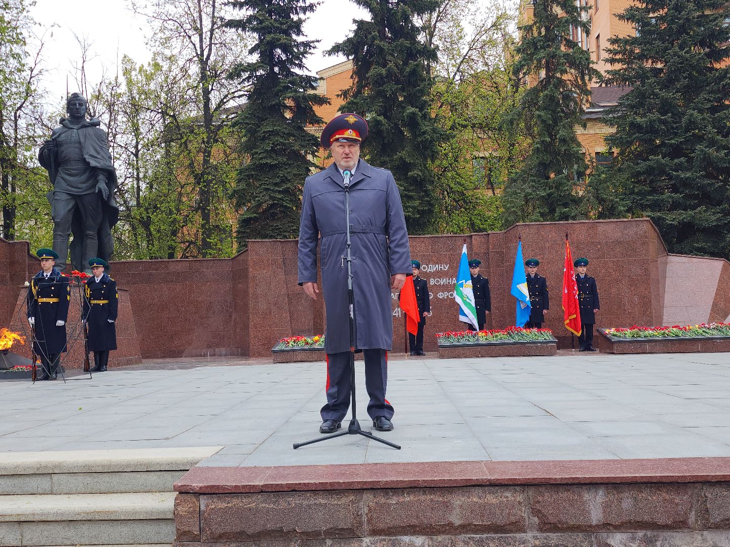 Звенигород, День победы, митинг,