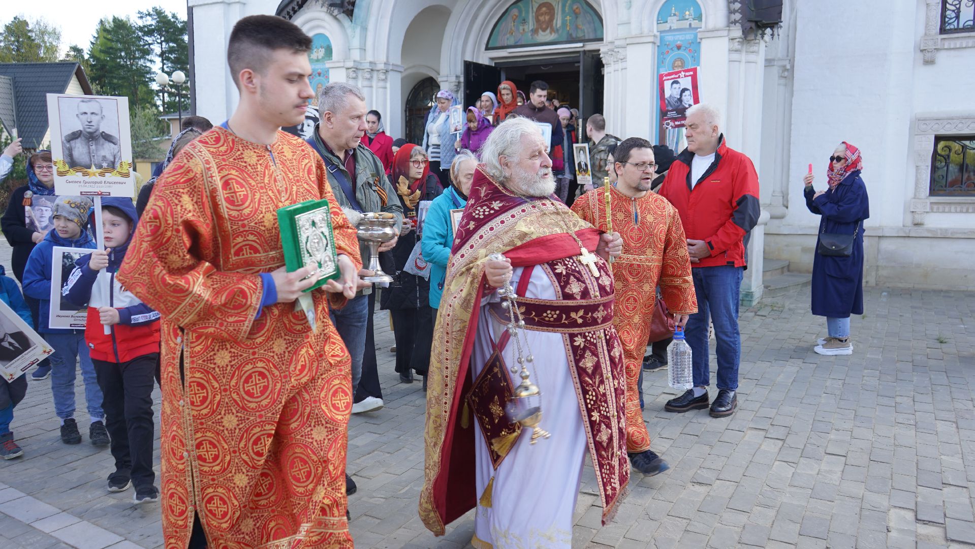 Крестный ход, Опалиха, Будем помнить, День Победы, Храм Святой Елизаветы, Бессмертный полк, Нахабино