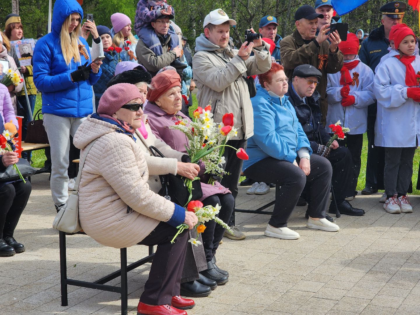 Дубна, День Победы, Возложение цветов, Парк Авиастроителей,