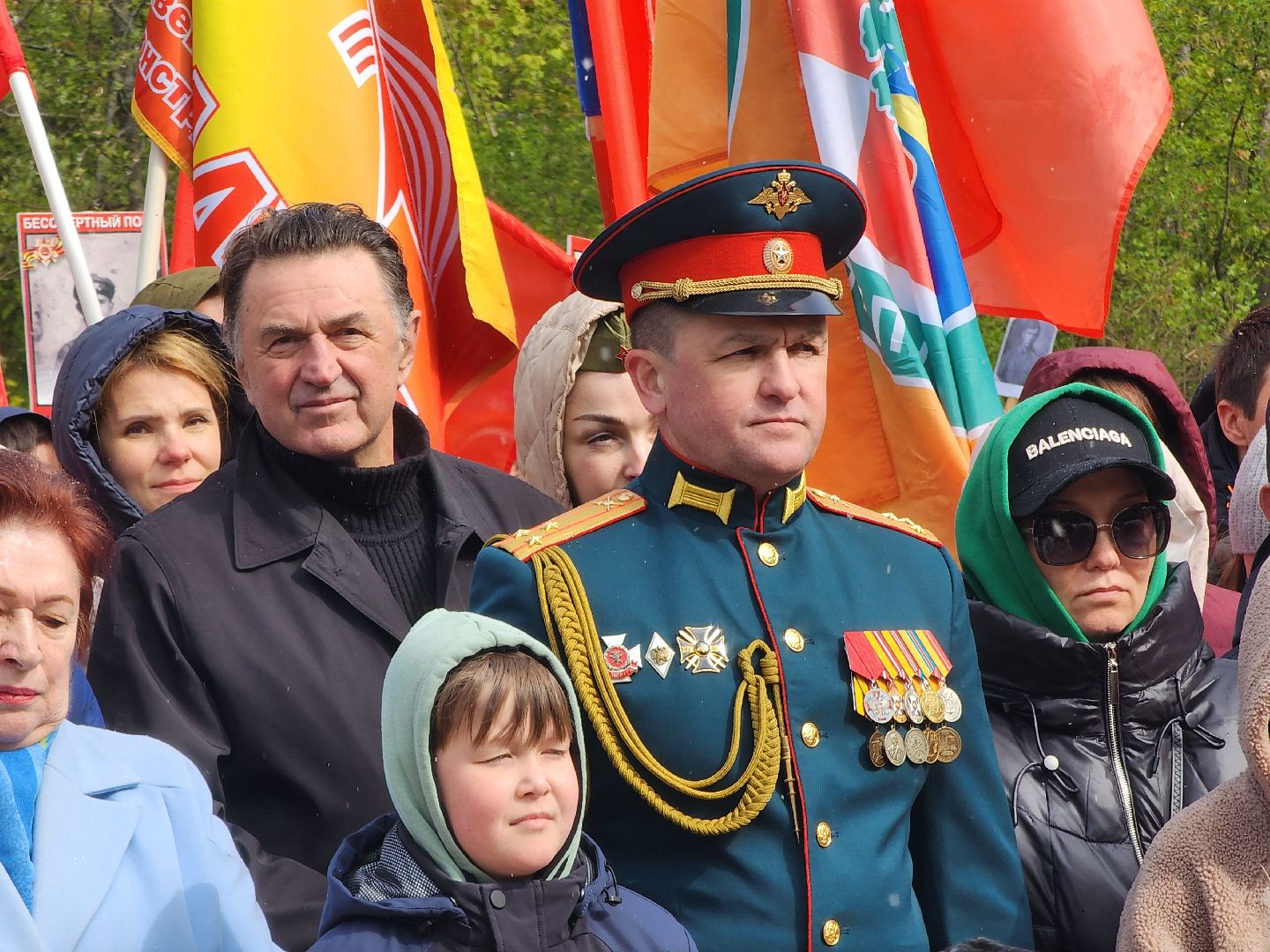 Дубна, День Победы, Возложение цветов, Парк Авиастроителей,