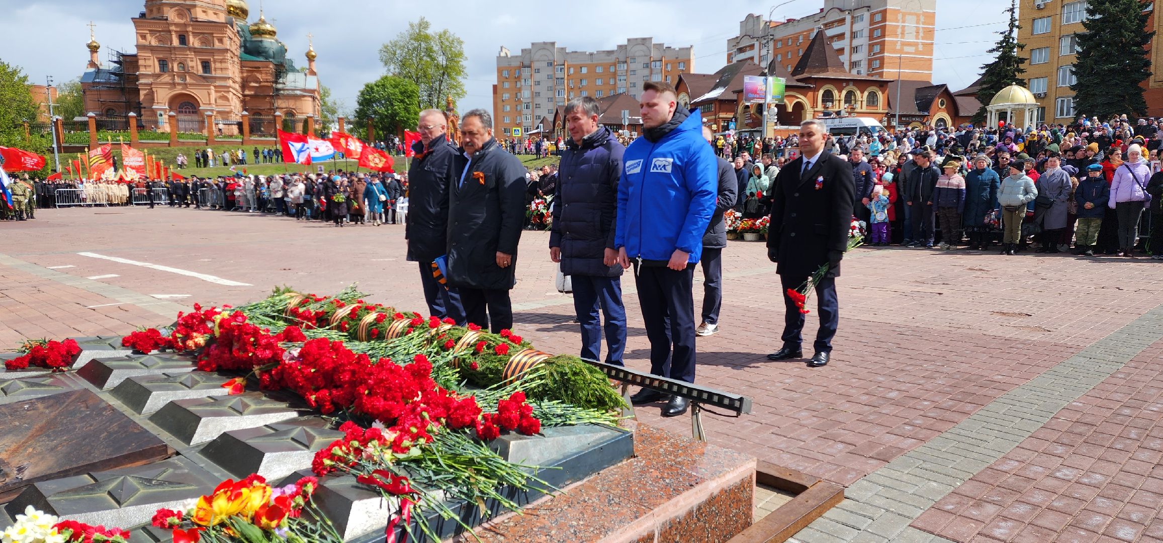 раменское, день победы, торжественное мероприятие на площади победы,