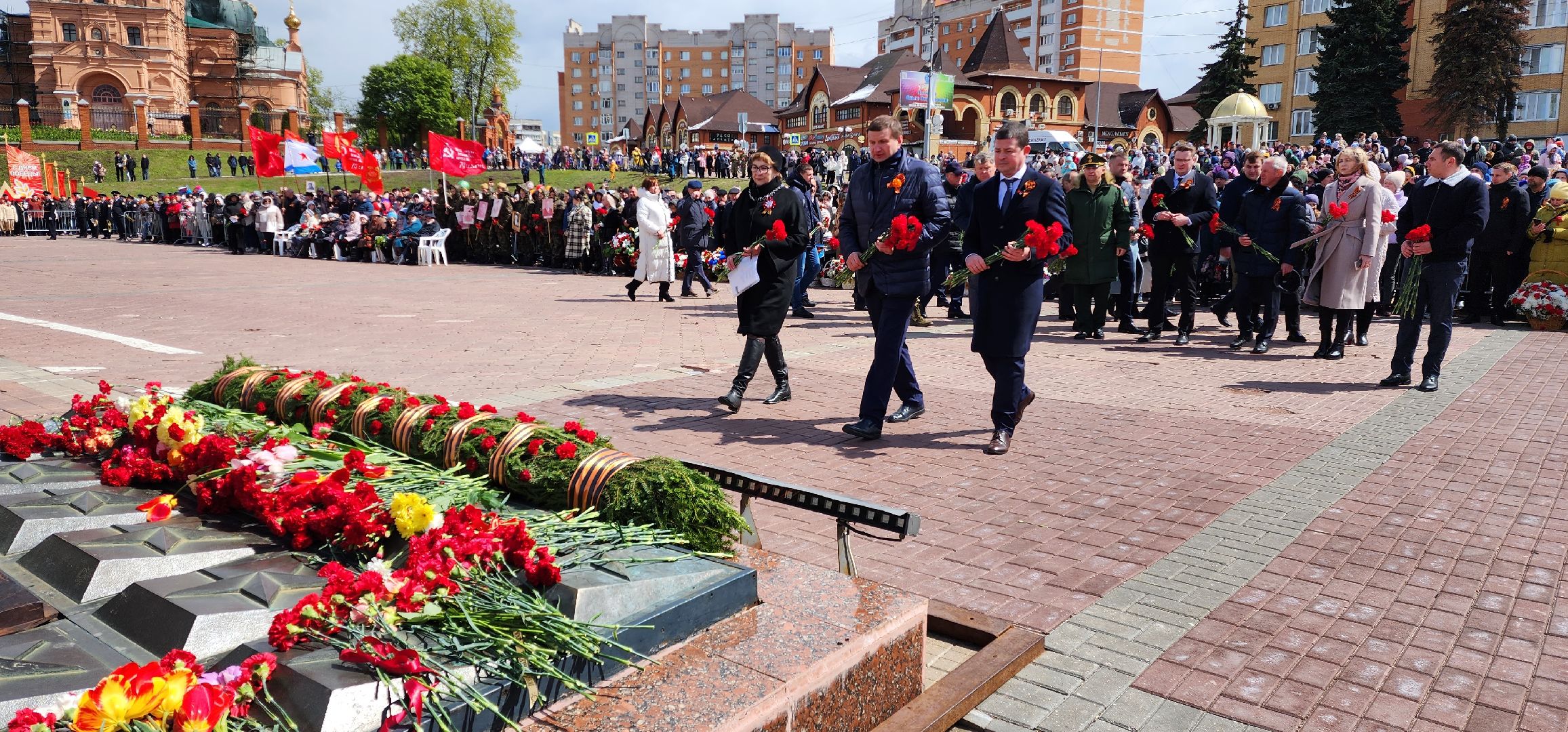 раменское, день победы, торжественное мероприятие на площади победы,