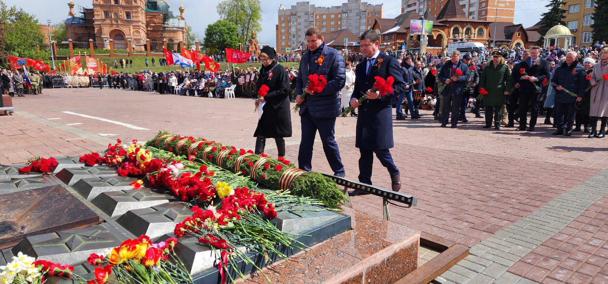 раменское, день победы, торжественное мероприятие на площади победы,