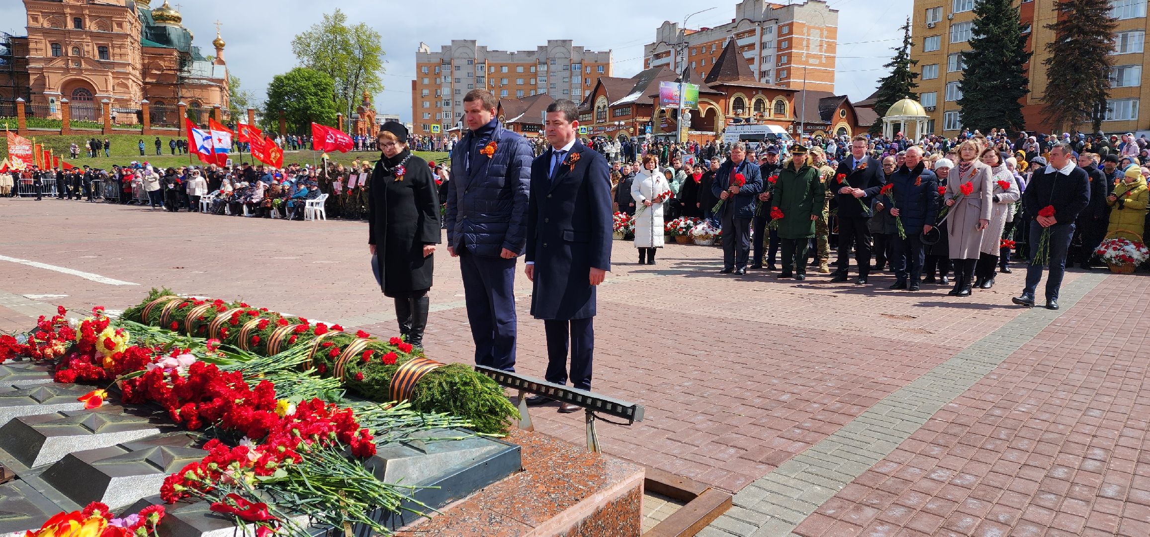 раменское, день победы, торжественное мероприятие на площади победы,