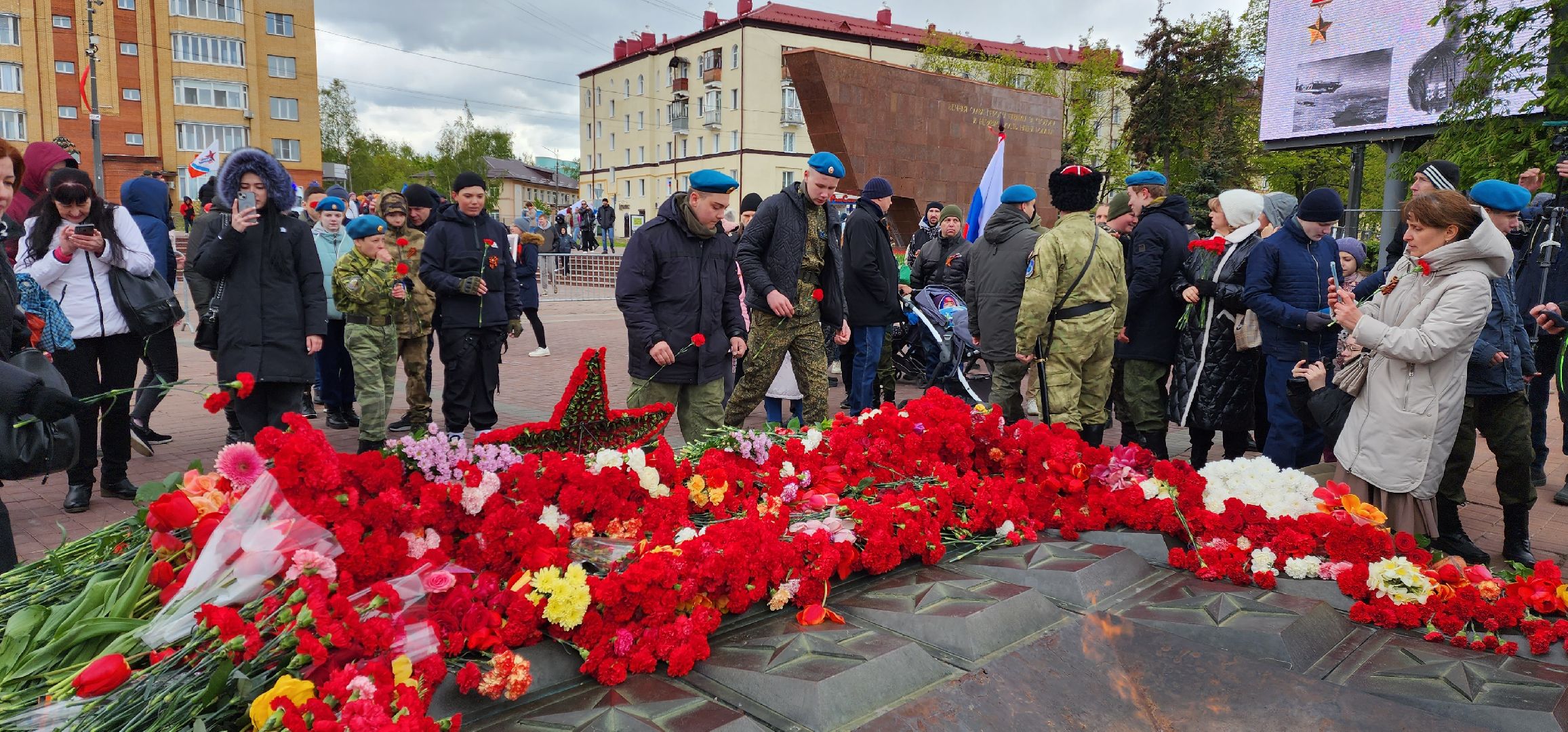 раменское, день победы, торжественное мероприятие на площади победы,