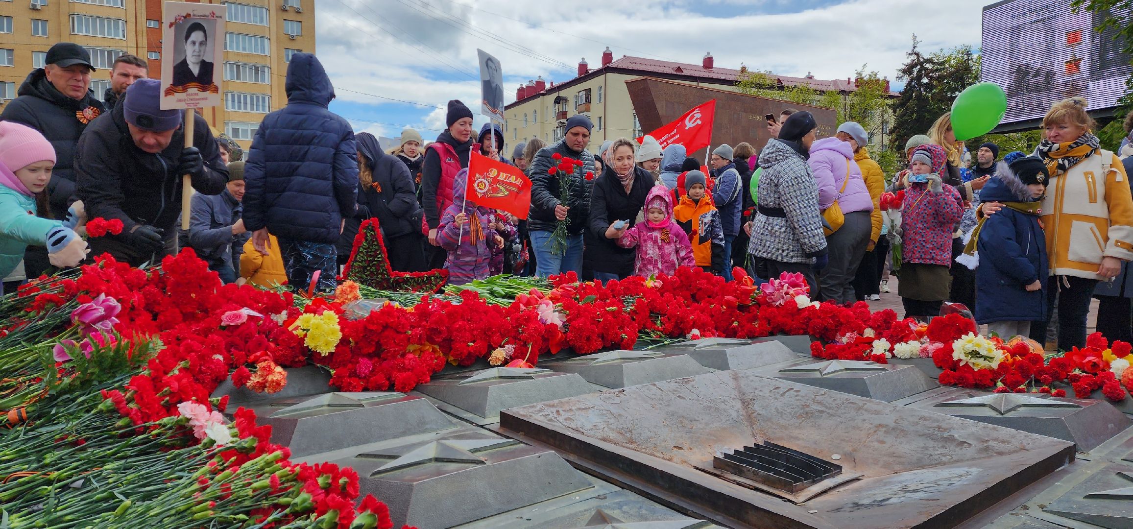раменское, день победы, торжественное мероприятие на площади победы,