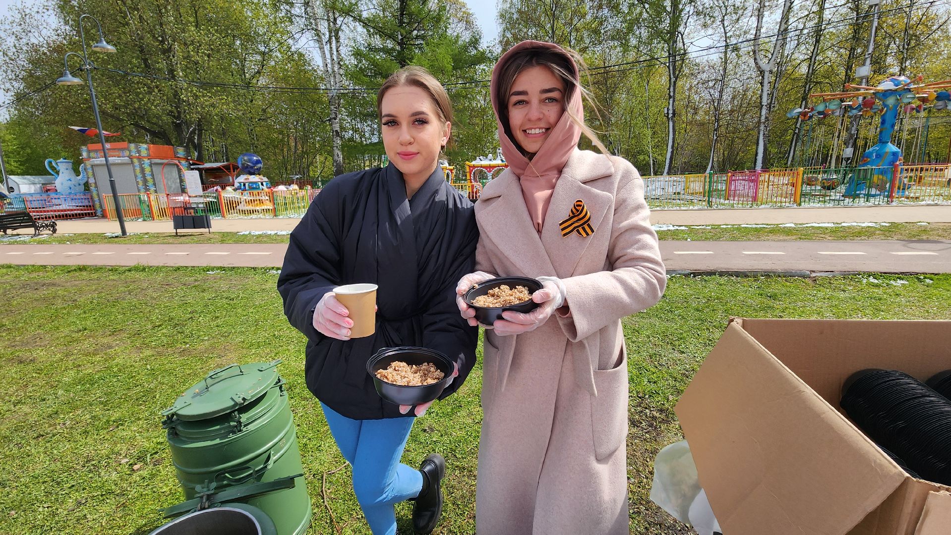 Солнечногорск, 9 мая, День Победы, озеро сенеж, полевая кухня,