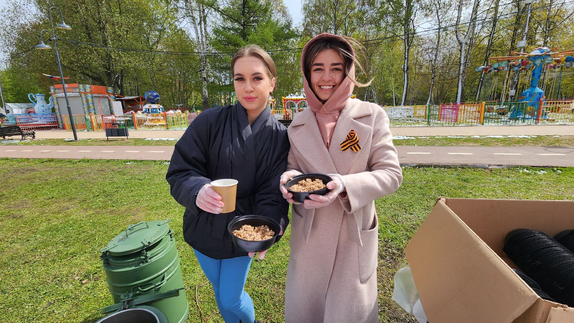 Солнечногорск, 9 мая, День Победы, озеро сенеж, полевая кухня,