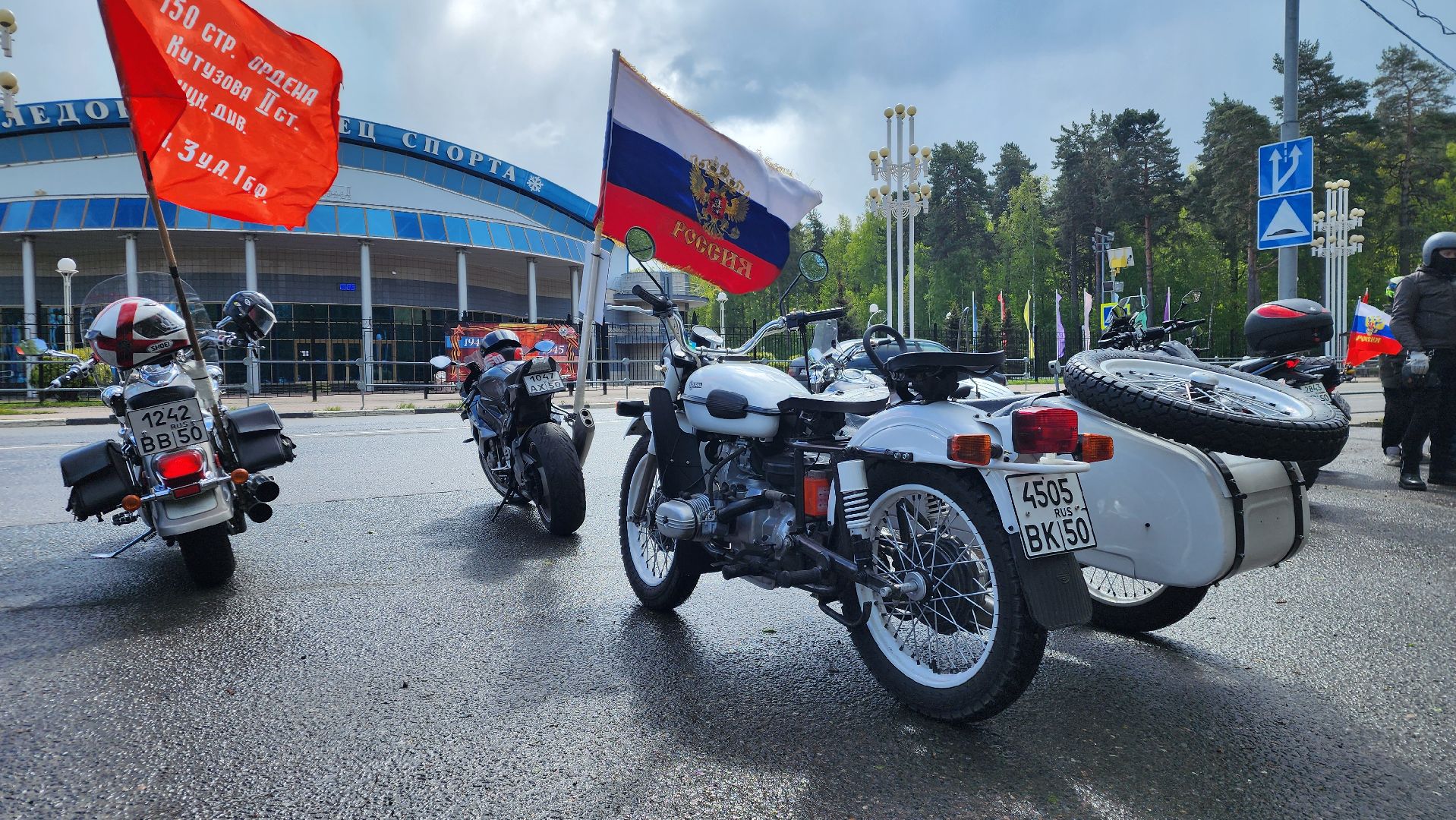 день победы, ступино, мотопробег,