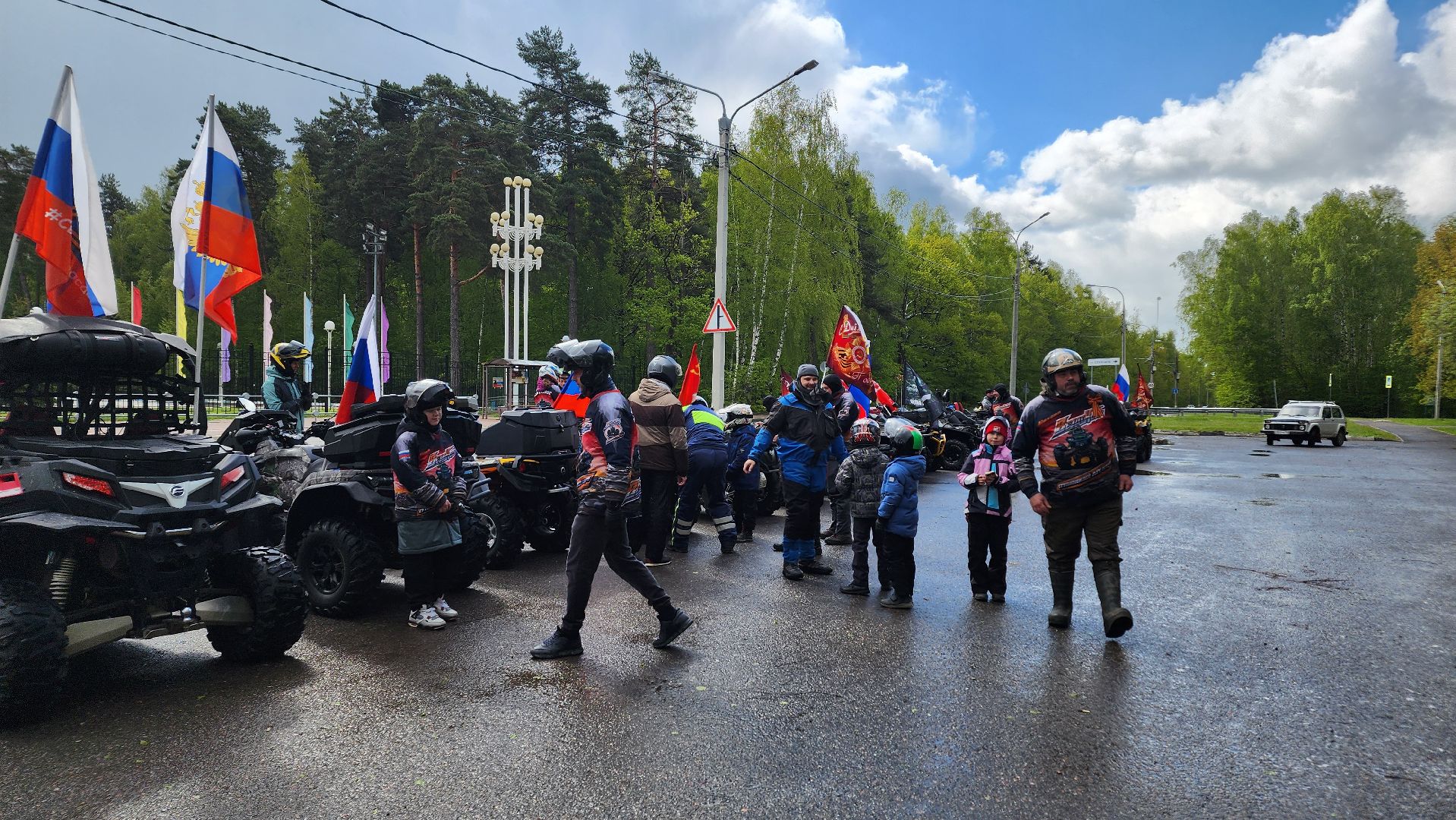 день победы, ступино, мотопробег,
