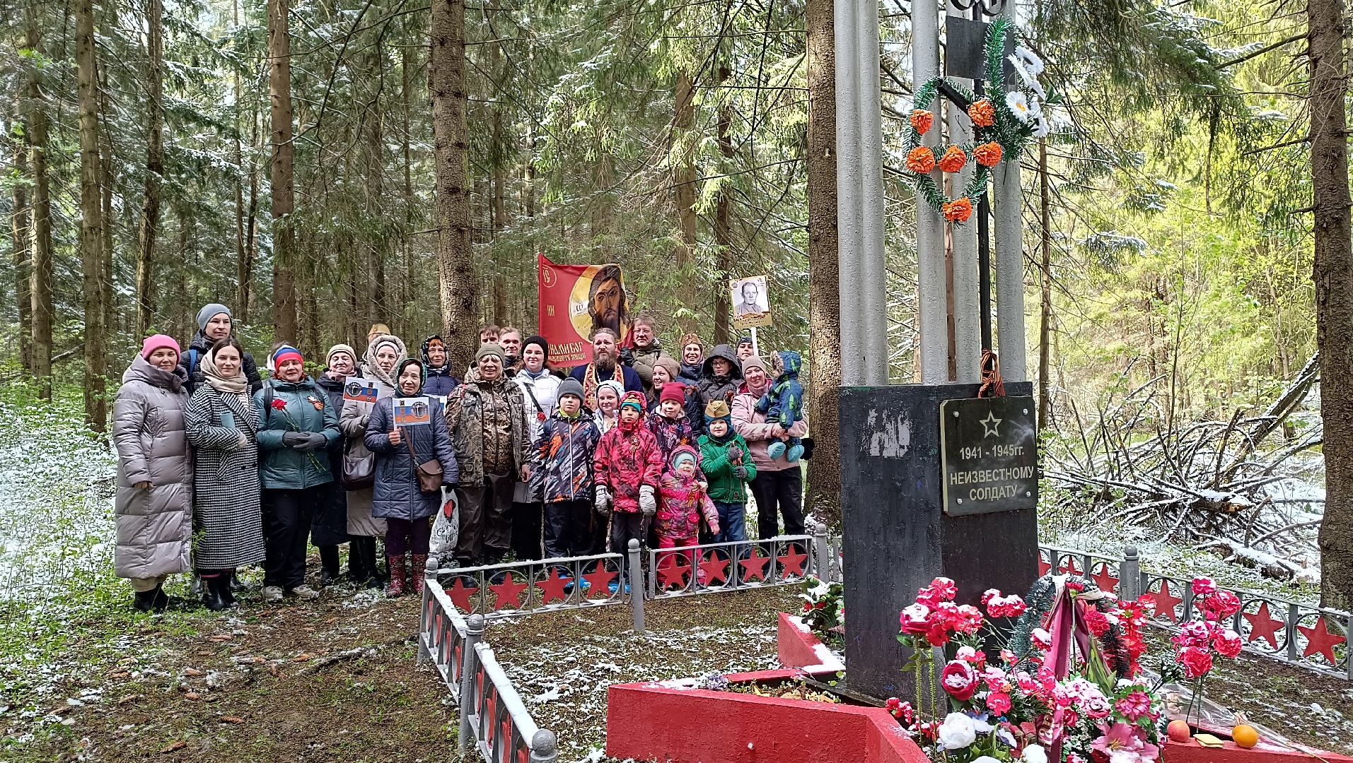 день победы, поход, лобня,