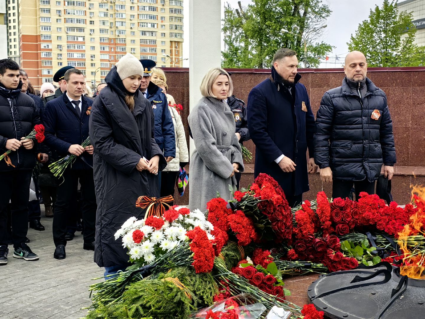 День Победы, Мемориал, Аллея памяти, Возложение цветов, 9 Мая,