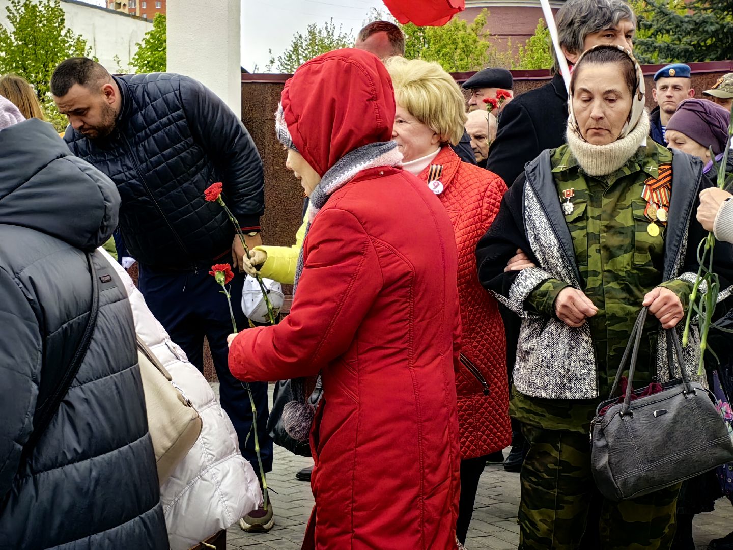 День Победы, Мемориал, Аллея памяти, Возложение цветов, 9 Мая,