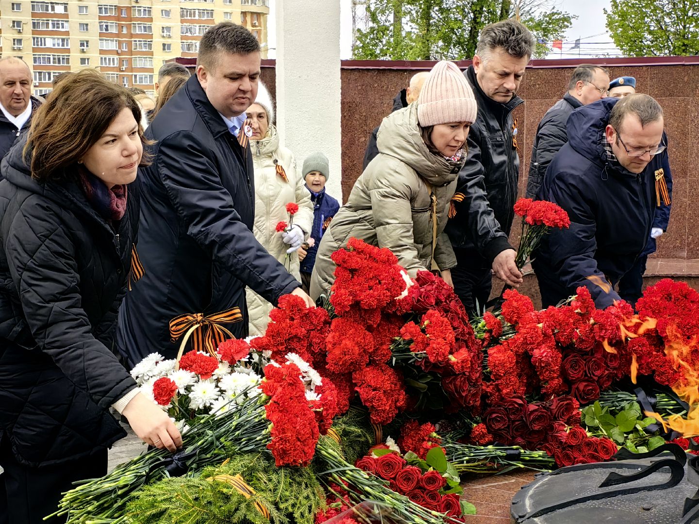 День Победы, Мемориал, Аллея памяти, Возложение цветов, 9 Мая,