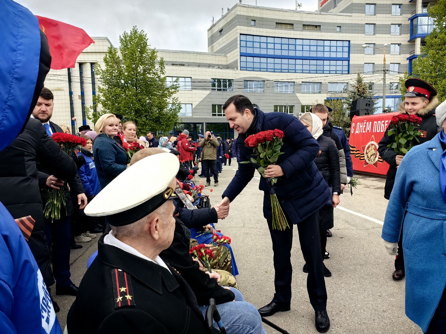 День Победы, Мемориал, Аллея памяти, Возложение цветов, 9 Мая,