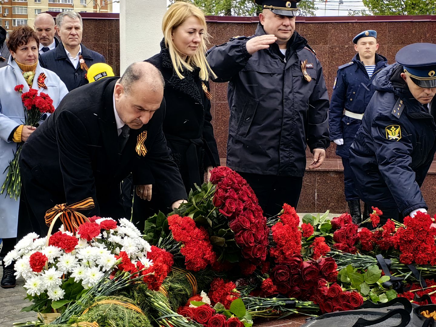 День Победы, Мемориал, Аллея памяти, Возложение цветов, 9 Мая,