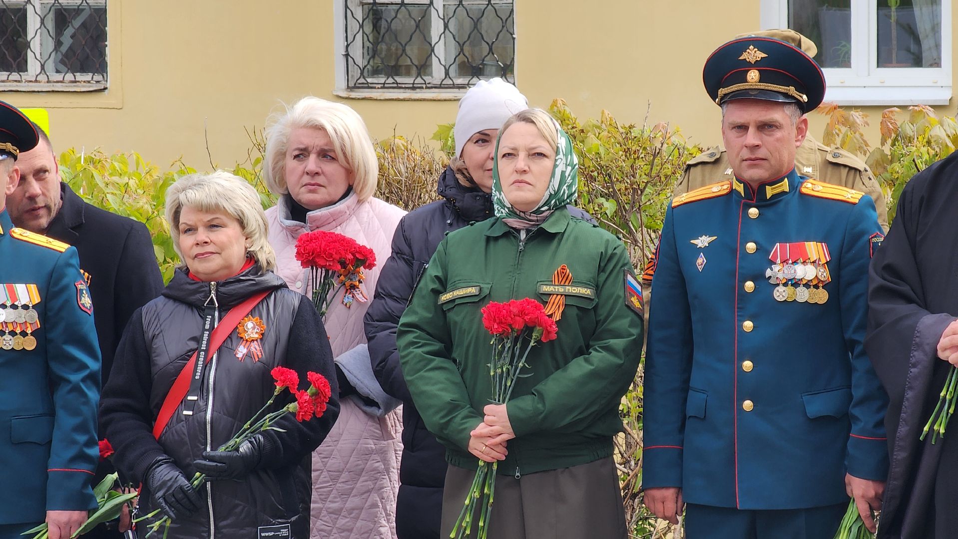 кашира, день победы, 9 мая, аллея славы, митинг, возложение цветов,