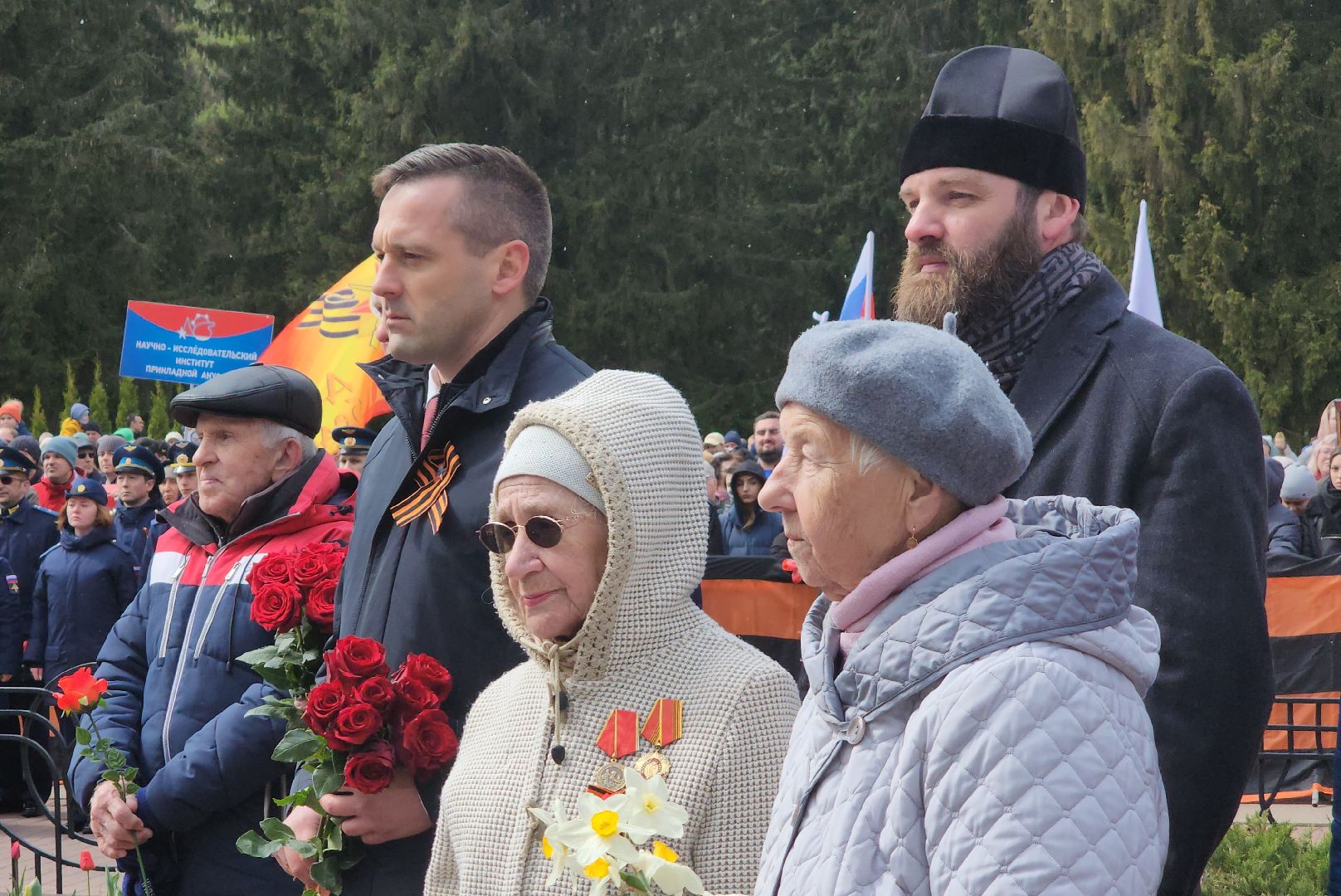 Дубна, Возложение цветов, День Победы, Память,