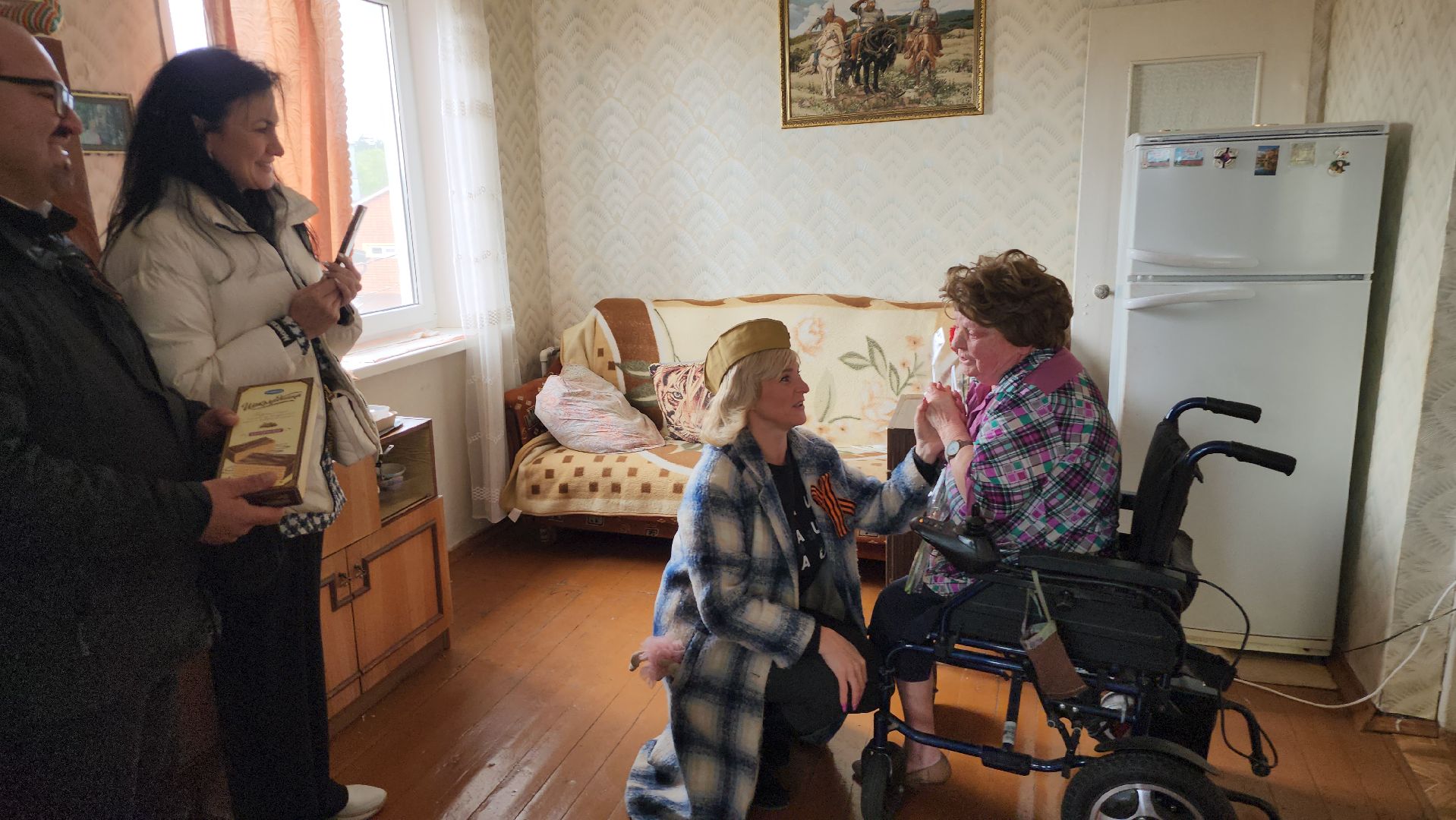 день победы, волонтеры, ветераны, ВОВ, поздравление ветерана, 9 мая,