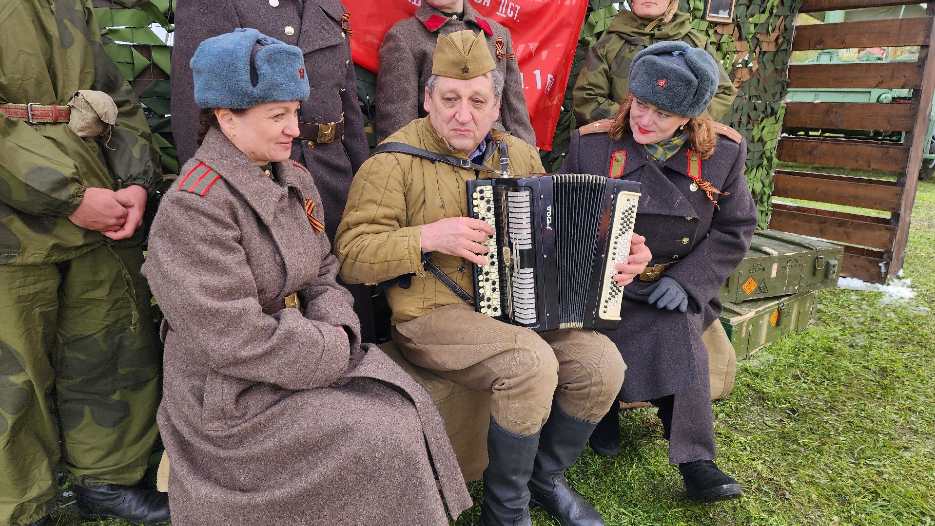 Солнечногорск, 9 мая, День Победы, агибригада, военные песни,