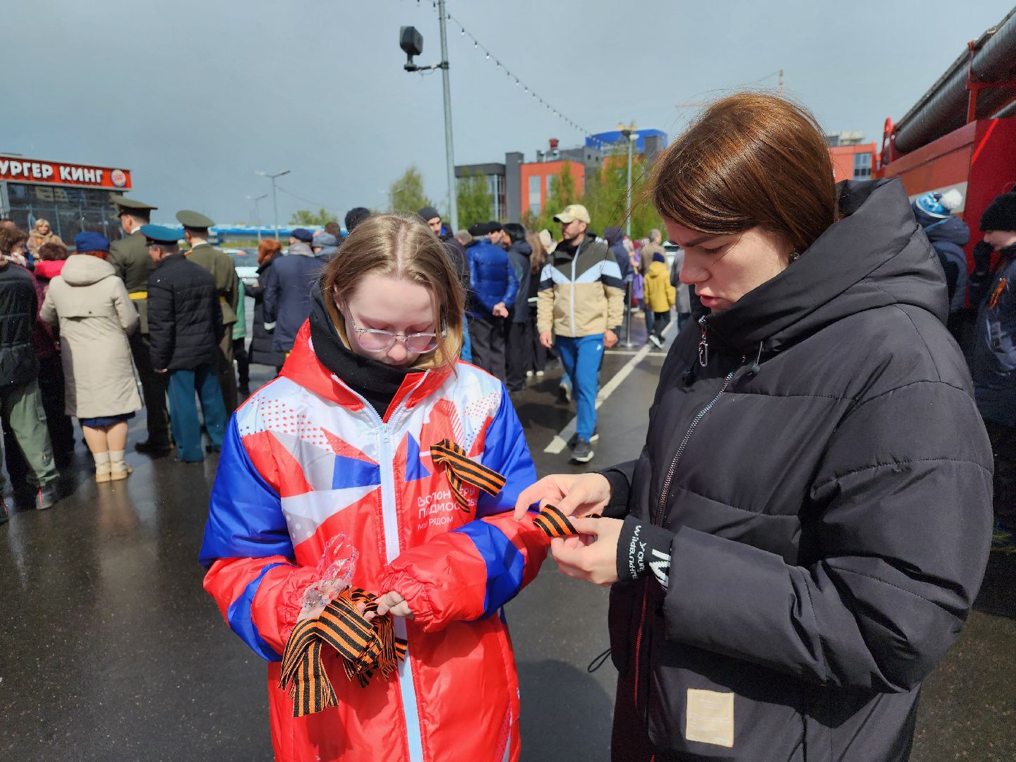 Дубна, Георгиевская лента, Акция, Волонтеры,