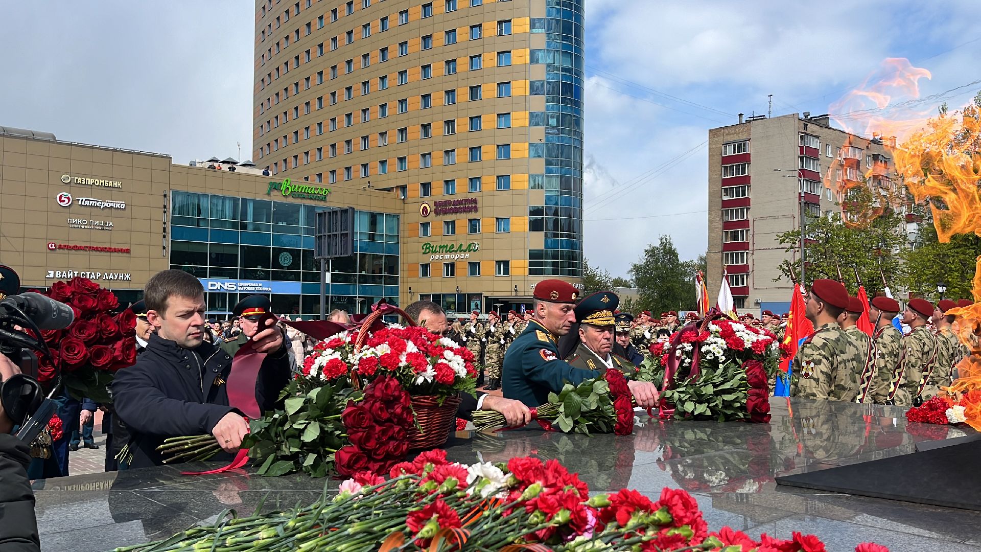 9 мая, 9 мая день победы, 79-я годовщина победы в вов, 79 лет победы, митинг, праздничный митинг,