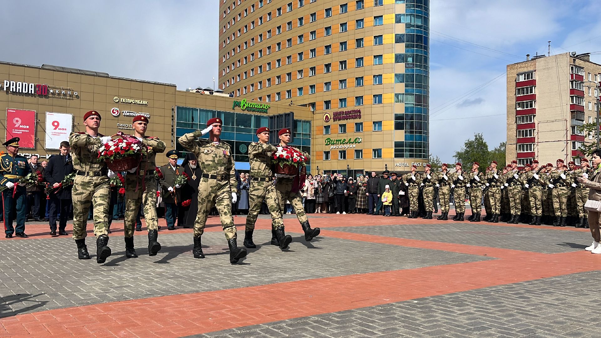 9 мая, 9 мая день победы, 79-я годовщина победы в вов, 79 лет победы, митинг, праздничный митинг,