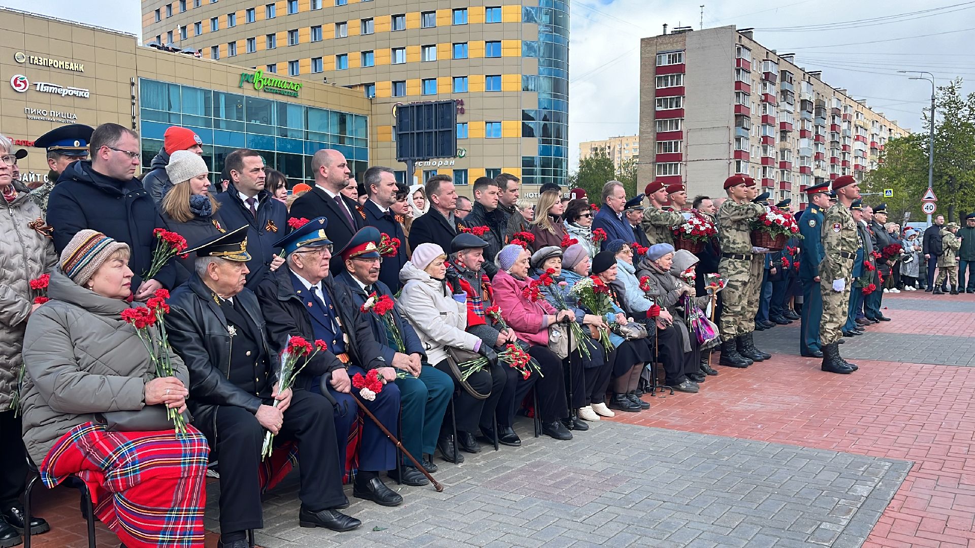 9 мая, 9 мая день победы, 79-я годовщина победы в вов, 79 лет победы, митинг, праздничный митинг,