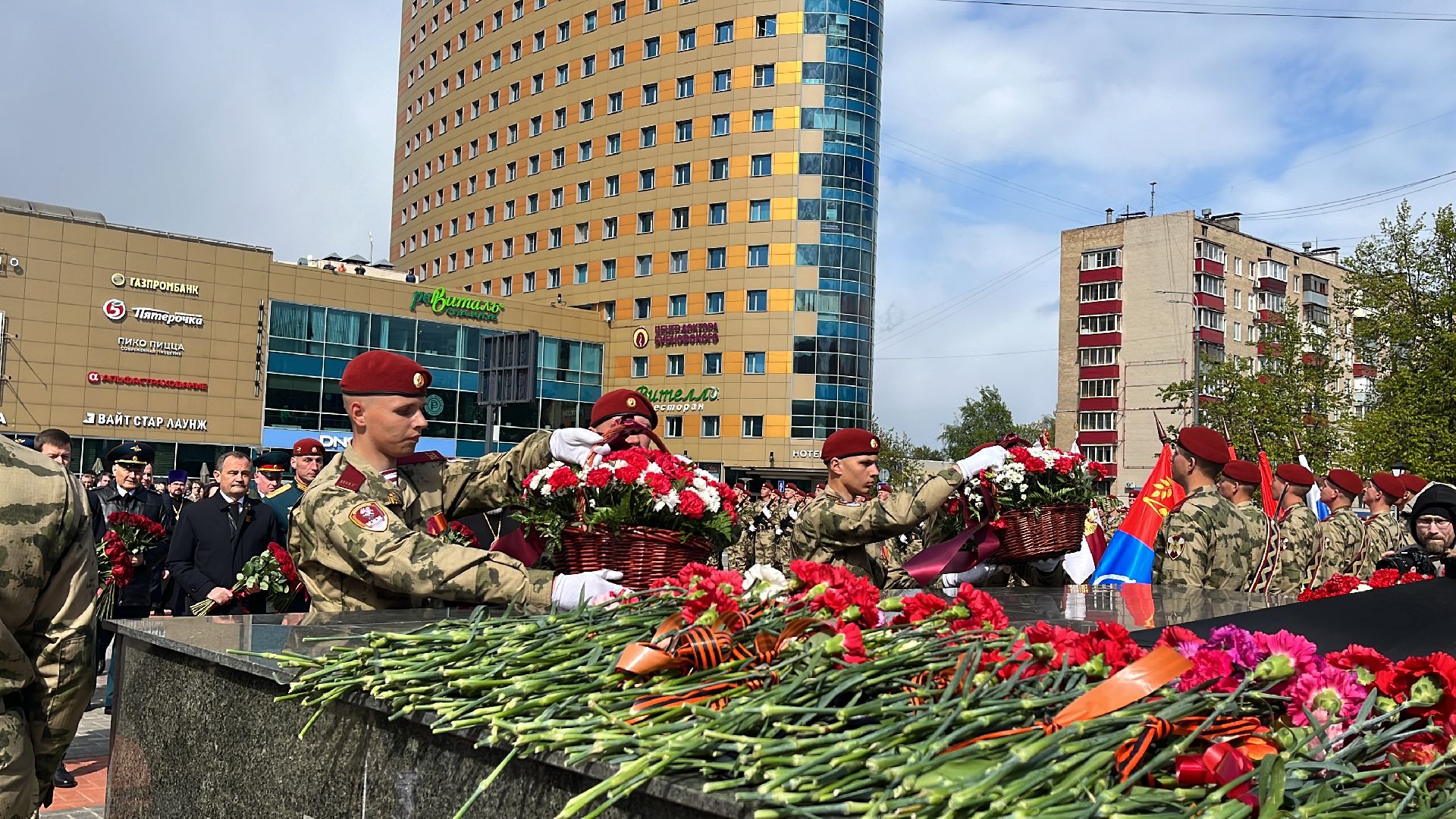 9 мая, 9 мая день победы, 79-я годовщина победы в вов, 79 лет победы, митинг, праздничный митинг,