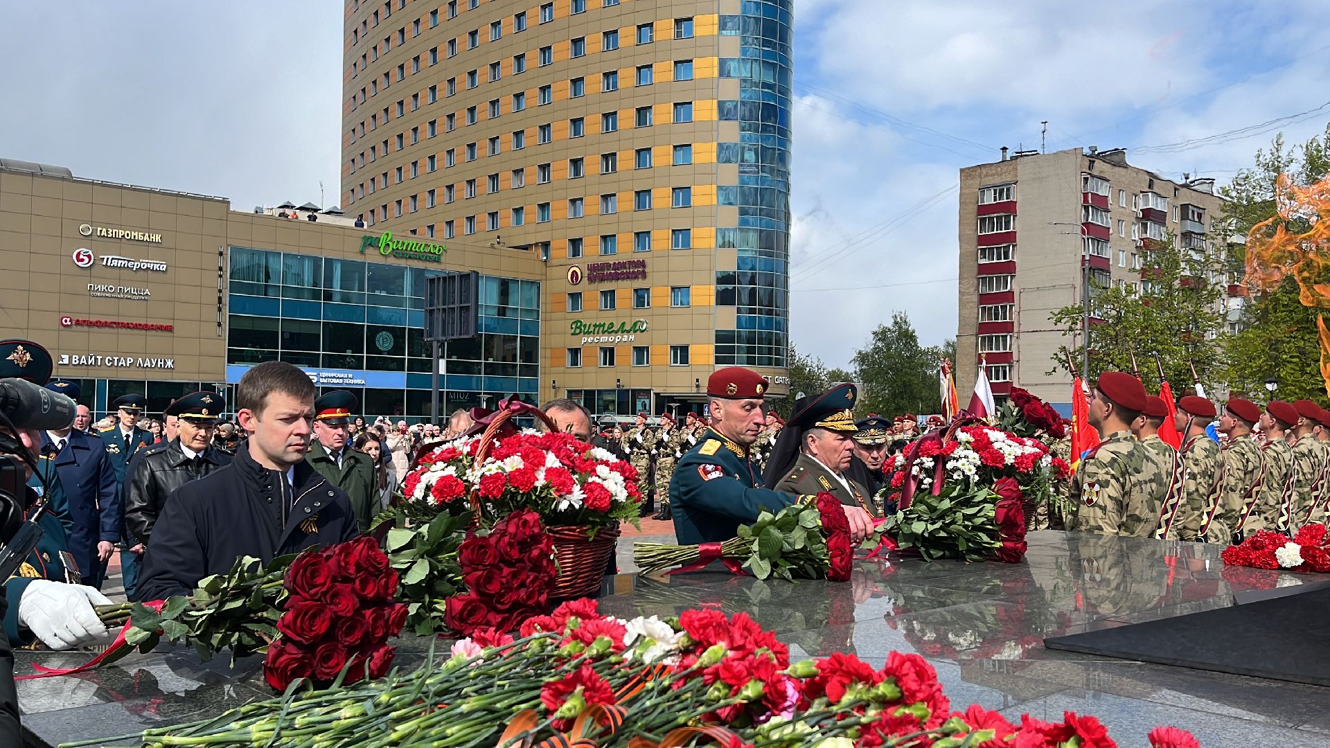 9 мая, 9 мая день победы, 79-я годовщина победы в вов, 79 лет победы, митинг, праздничный митинг,