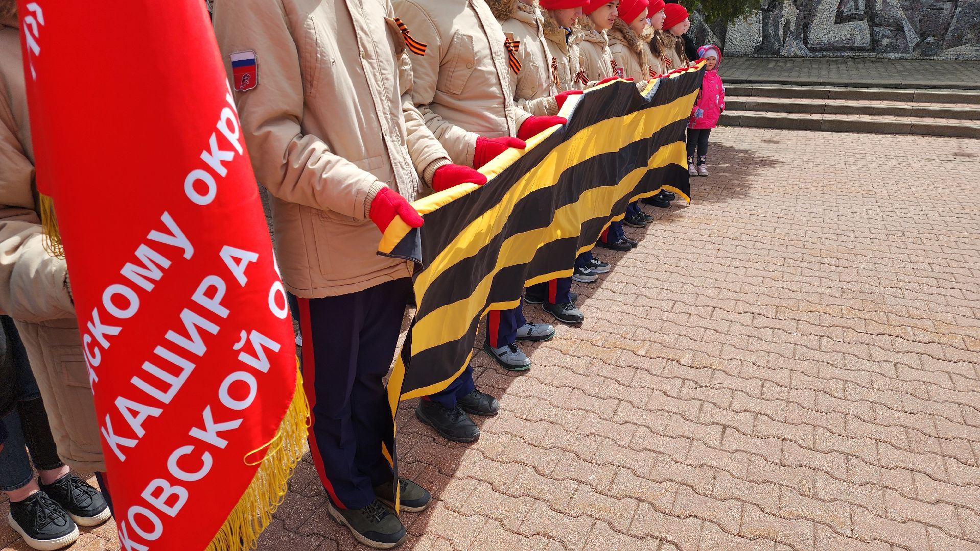 кашира, день победы, 9 мая, зендиково, стела, митинг, возложение цветов,