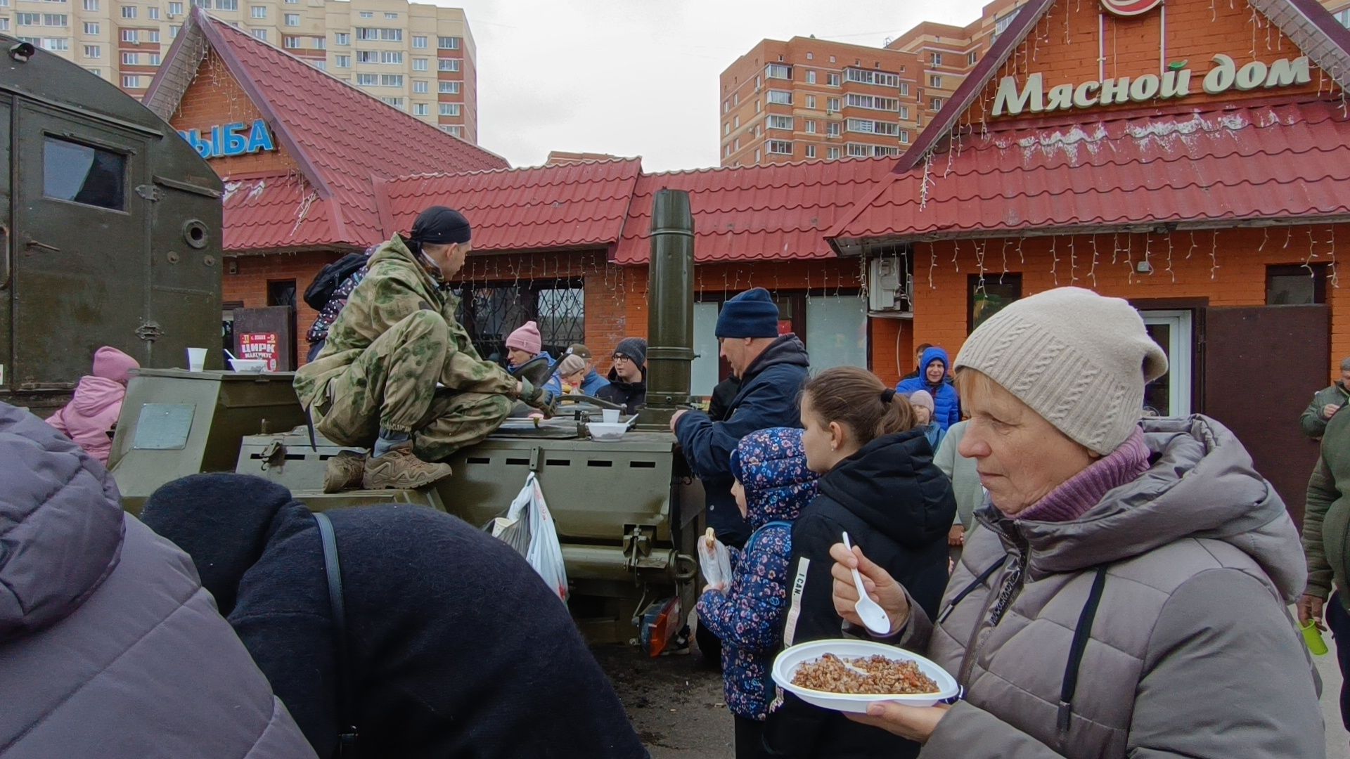 день победы, концерт, полевая кухня, лобня,