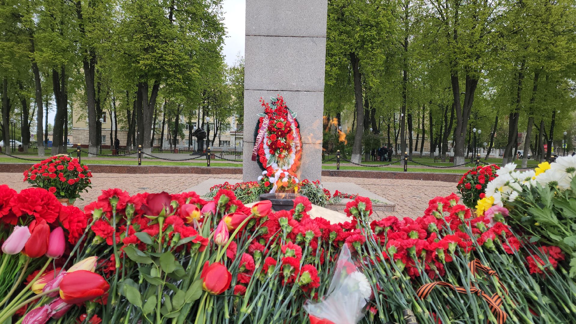 Подольск, Знамя Победы, День Победы, Площадь Славы,