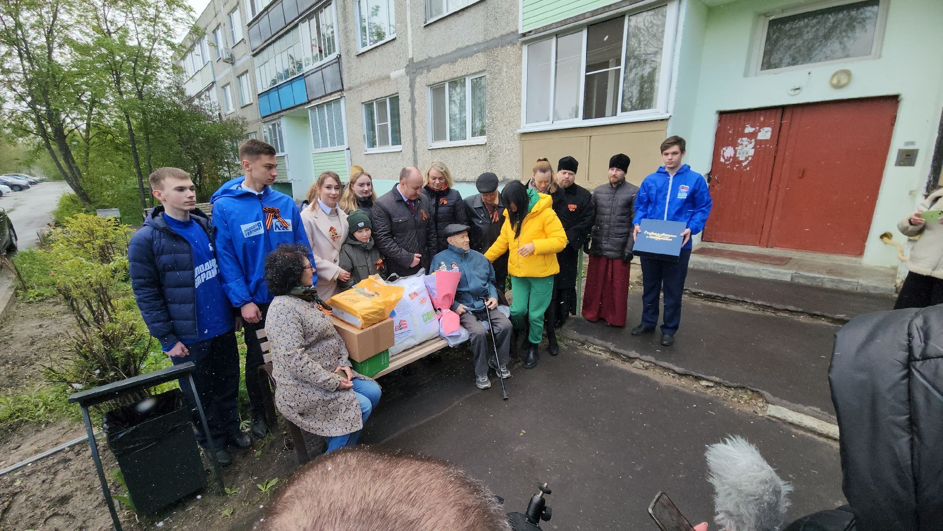 9 мая, егорьевск, ветеран, оркестр, поздравления,