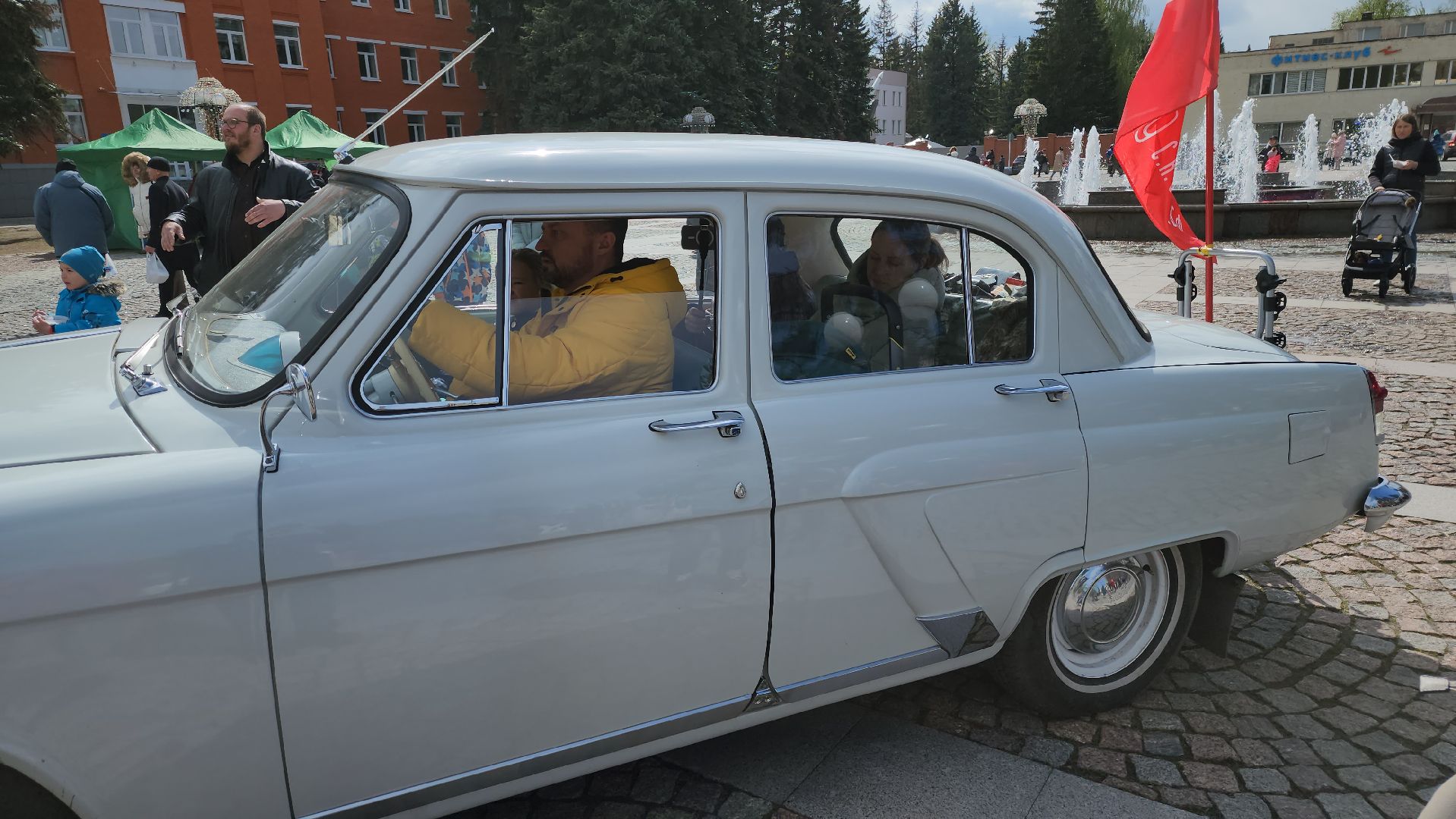 долгопрудный, день победы, автомотопробег, площадь собина, концерт,