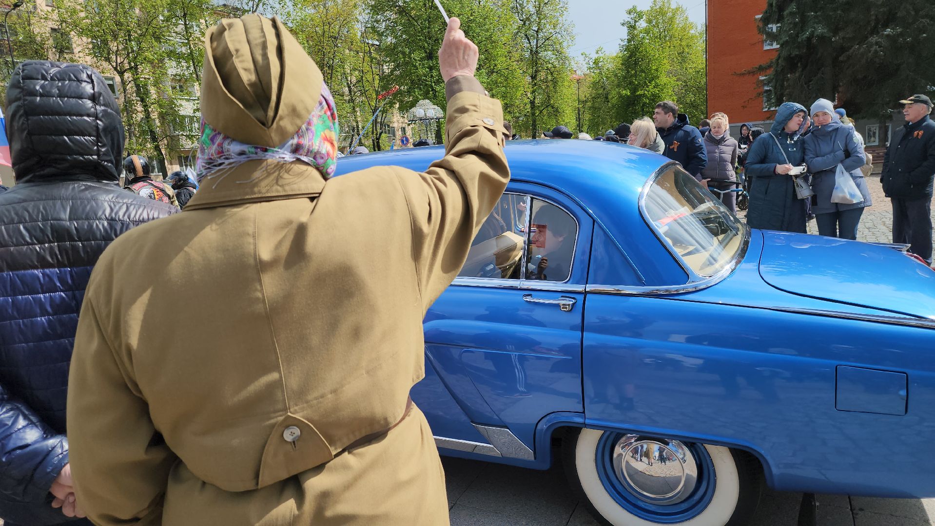 долгопрудный, день победы, автомотопробег, площадь собина, концерт,
