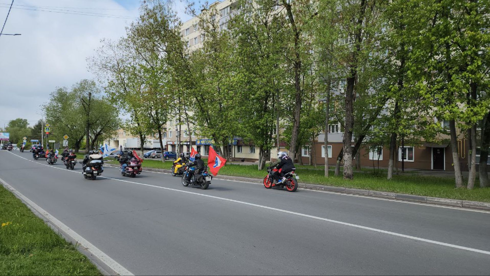 долгопрудный, день победы, автомотопробег, площадь собина, концерт,