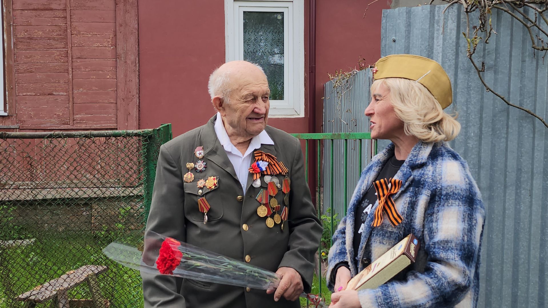 серпухов, ветеран вов, день победы, улица школьная, волонтеры, 9 мая, великая отечественная война,