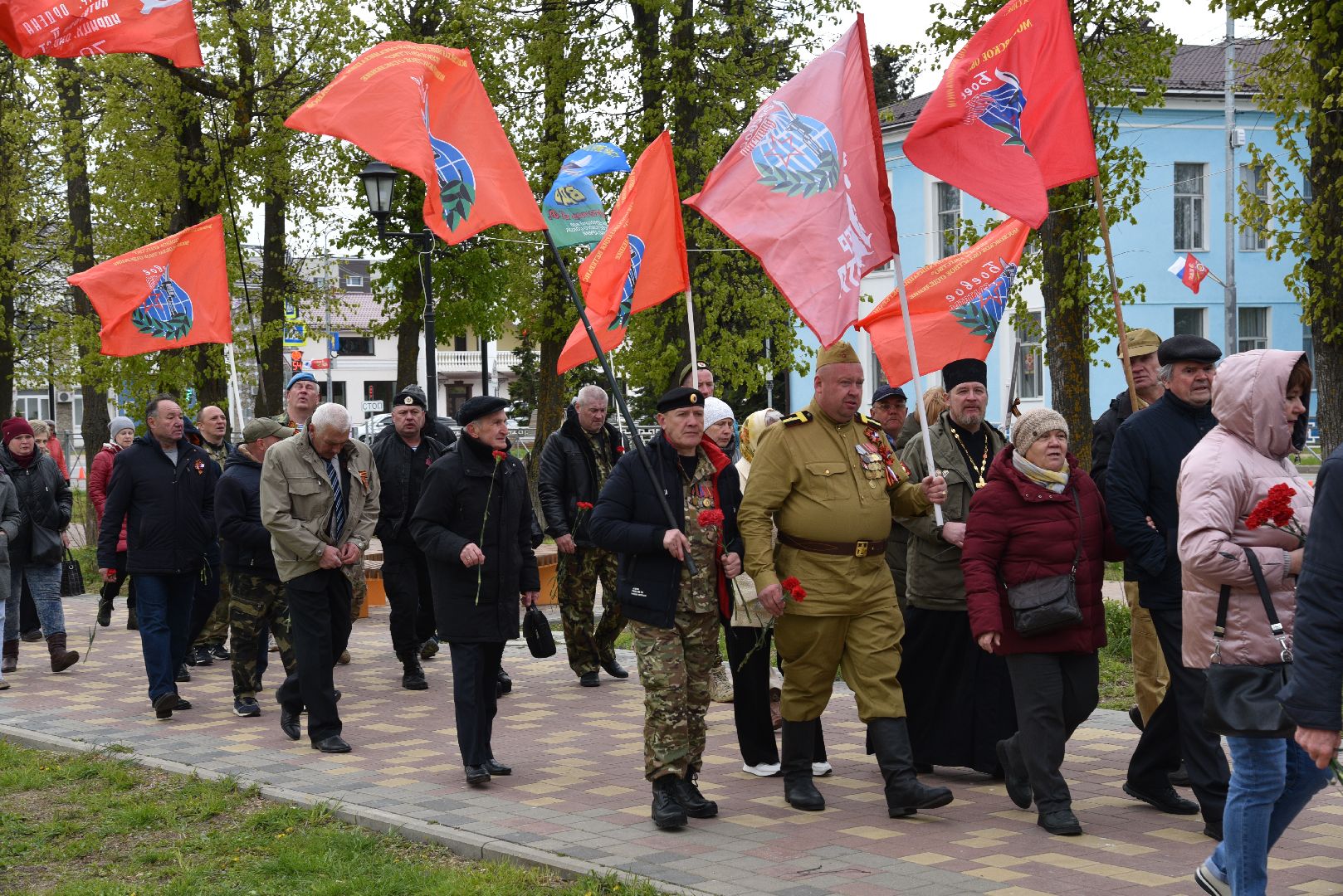 лотошино, сквер победы, день победы, праздник, митинг, глава городского округа,